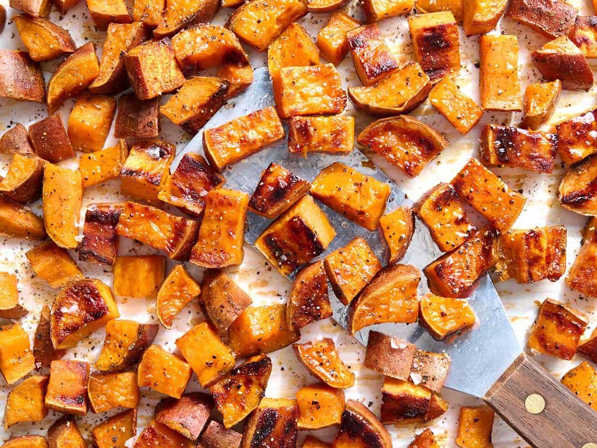 roasted sweet potatoes
