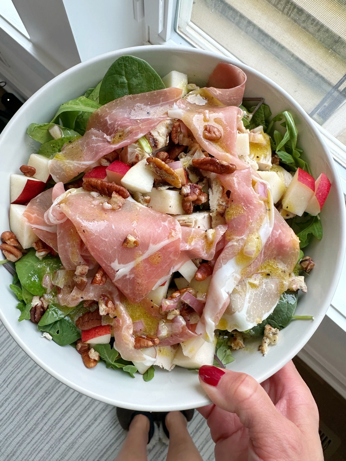 arugula pear salad