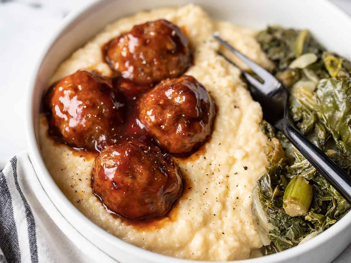bbq meatballs cheese