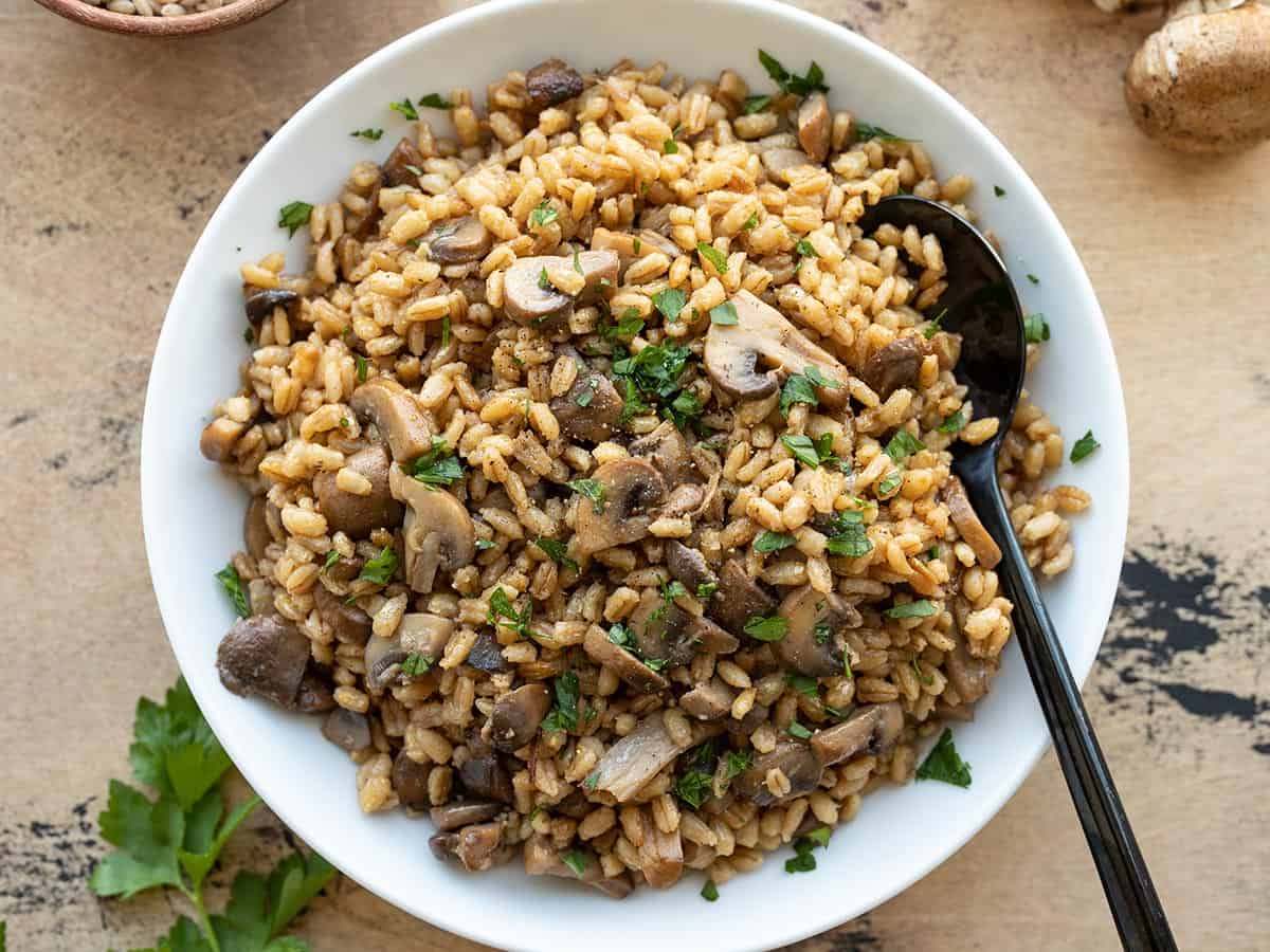 baked barley mushrooms