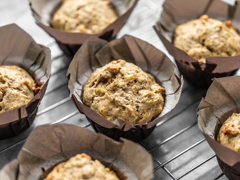 banana flax muffins