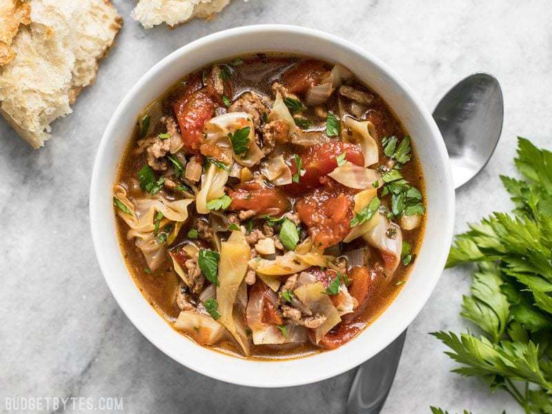 beef cabbage soup
