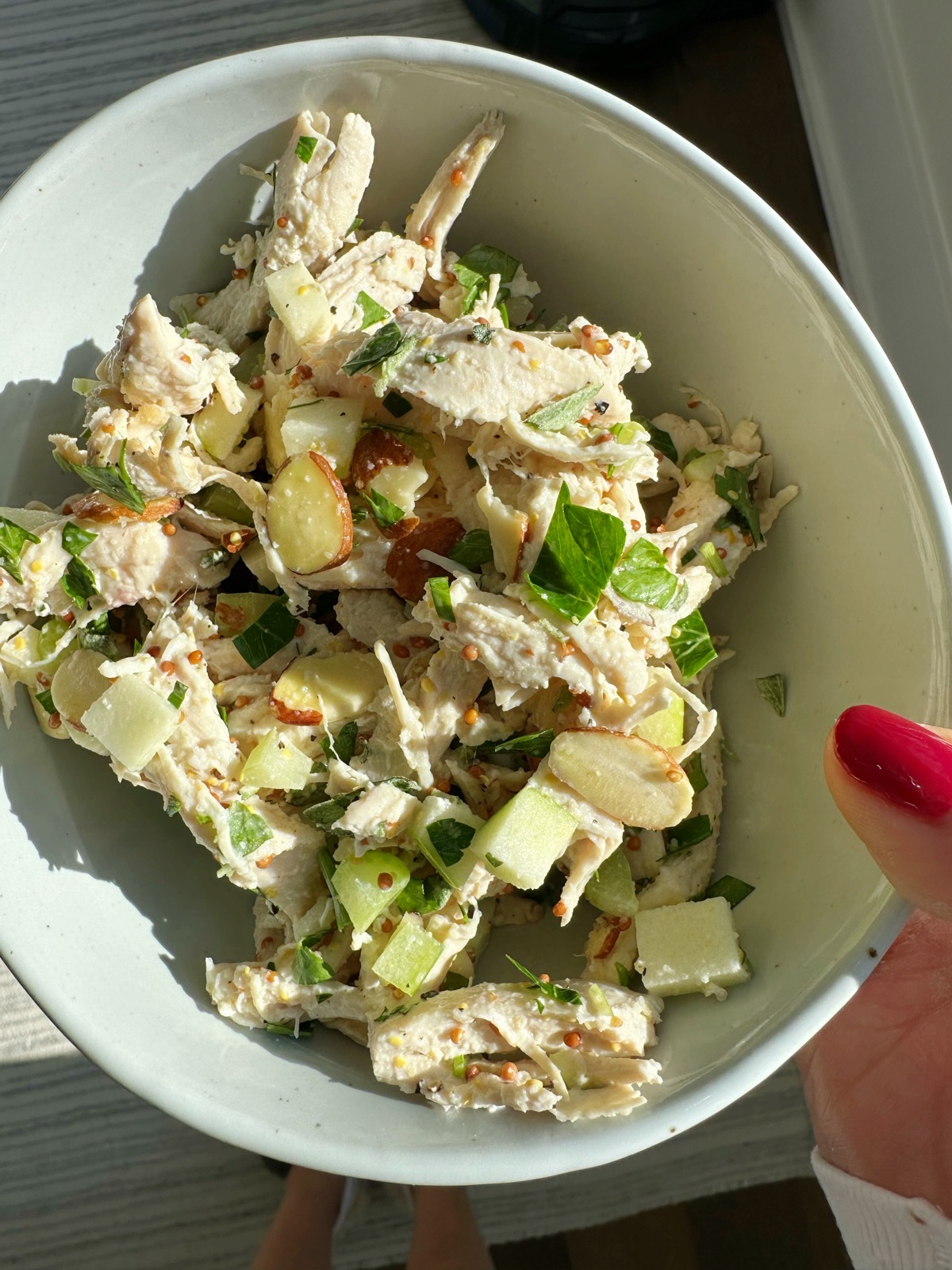 apple almond chicken