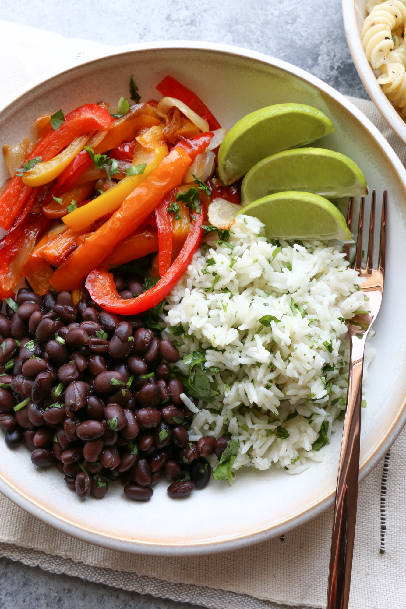 black beans cilantro