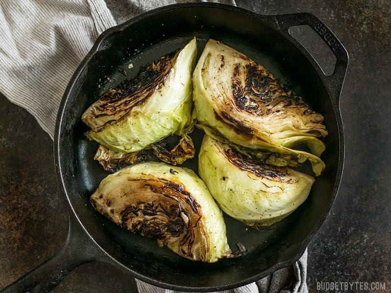 blackened cabbage chipotle