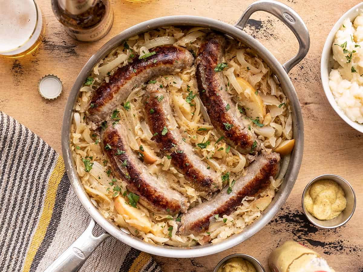 bratwurst sauerkraut