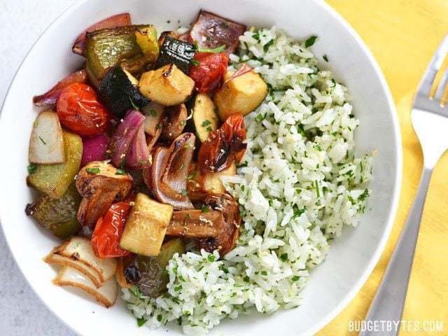 broiled balsamic vegetables