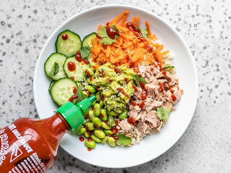 spicy tuna guacamole