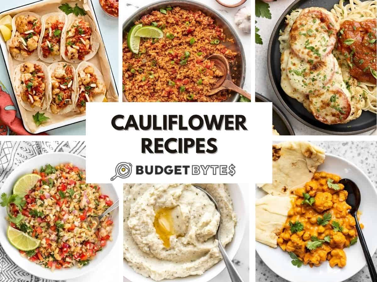 cauliflower recipes you