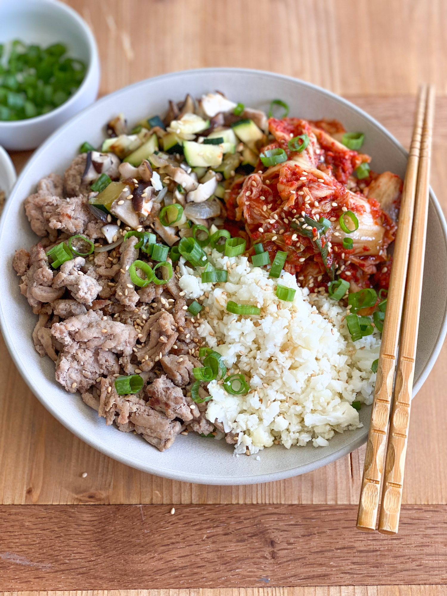 cauliflower rice bowl