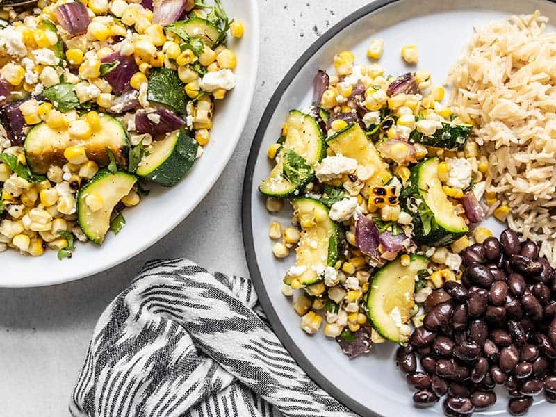 charred corn zucchini