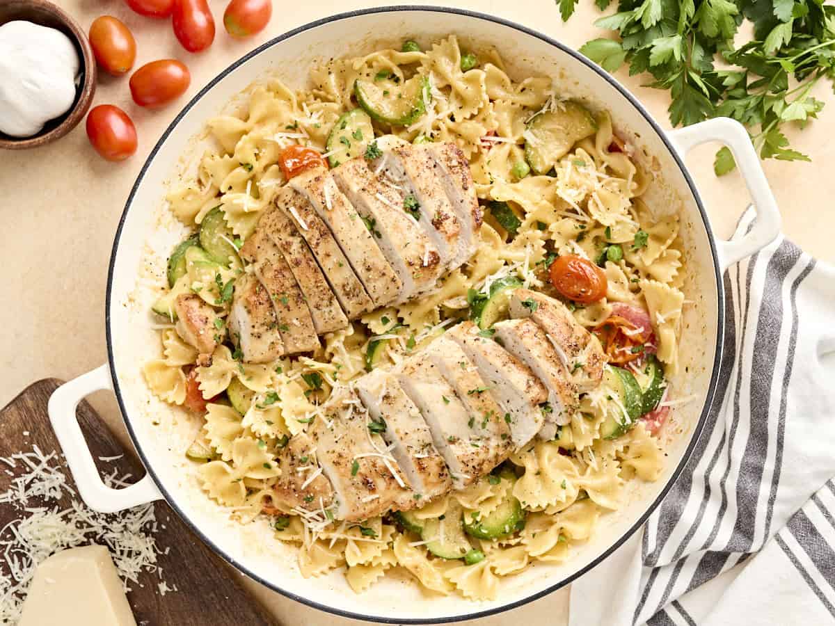 chicken pasta primavera