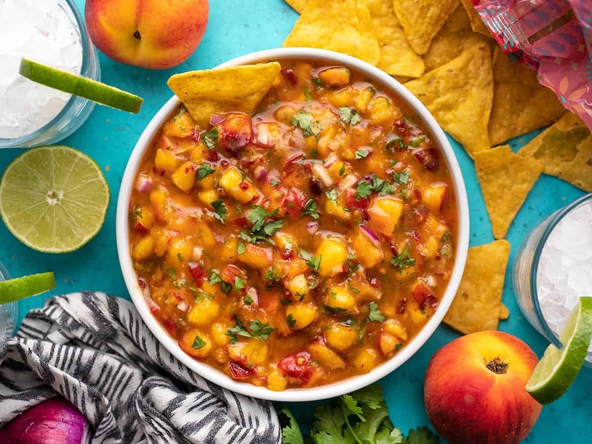 chipotle peach salsa