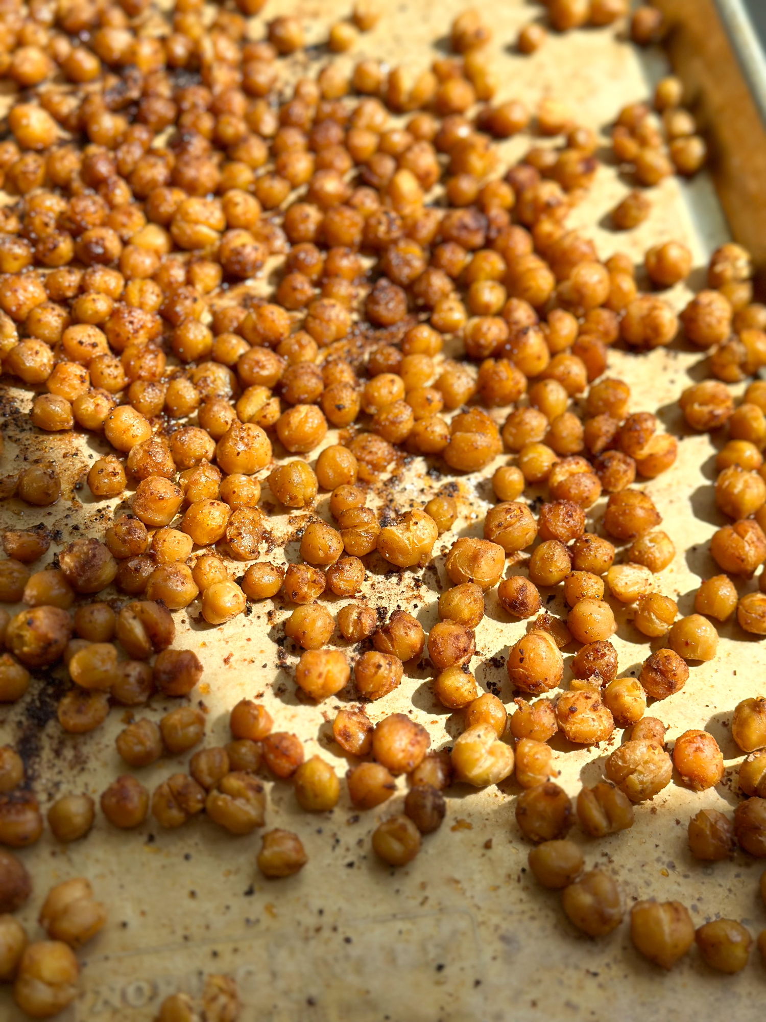 crispy roasted chickpeas