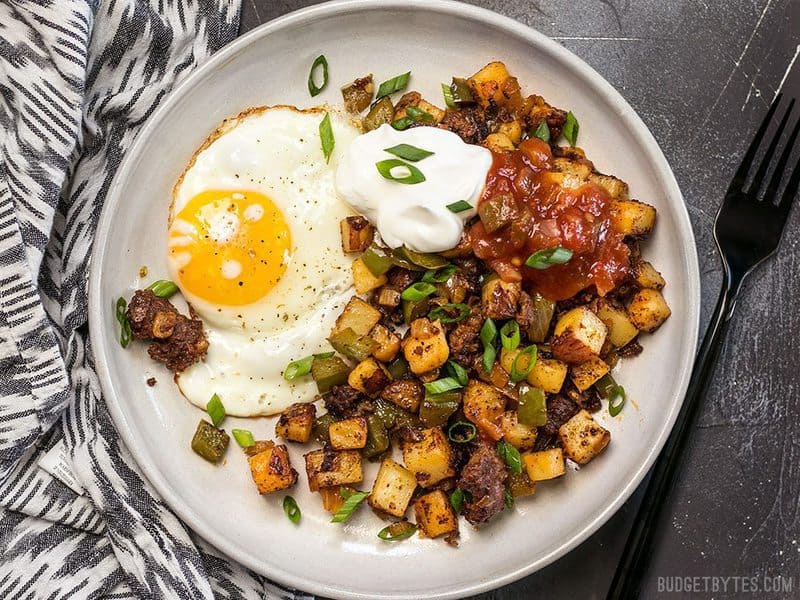 chorizo breakfast hash