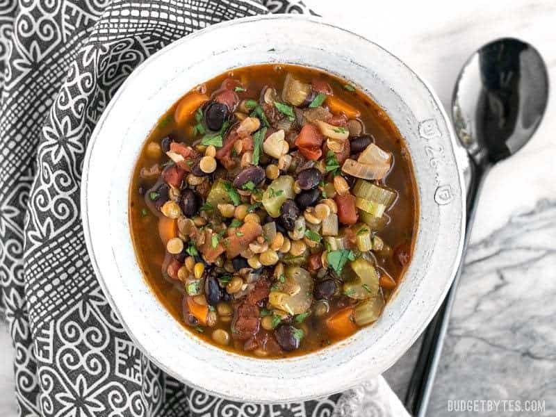 chunky lentil vegetable
