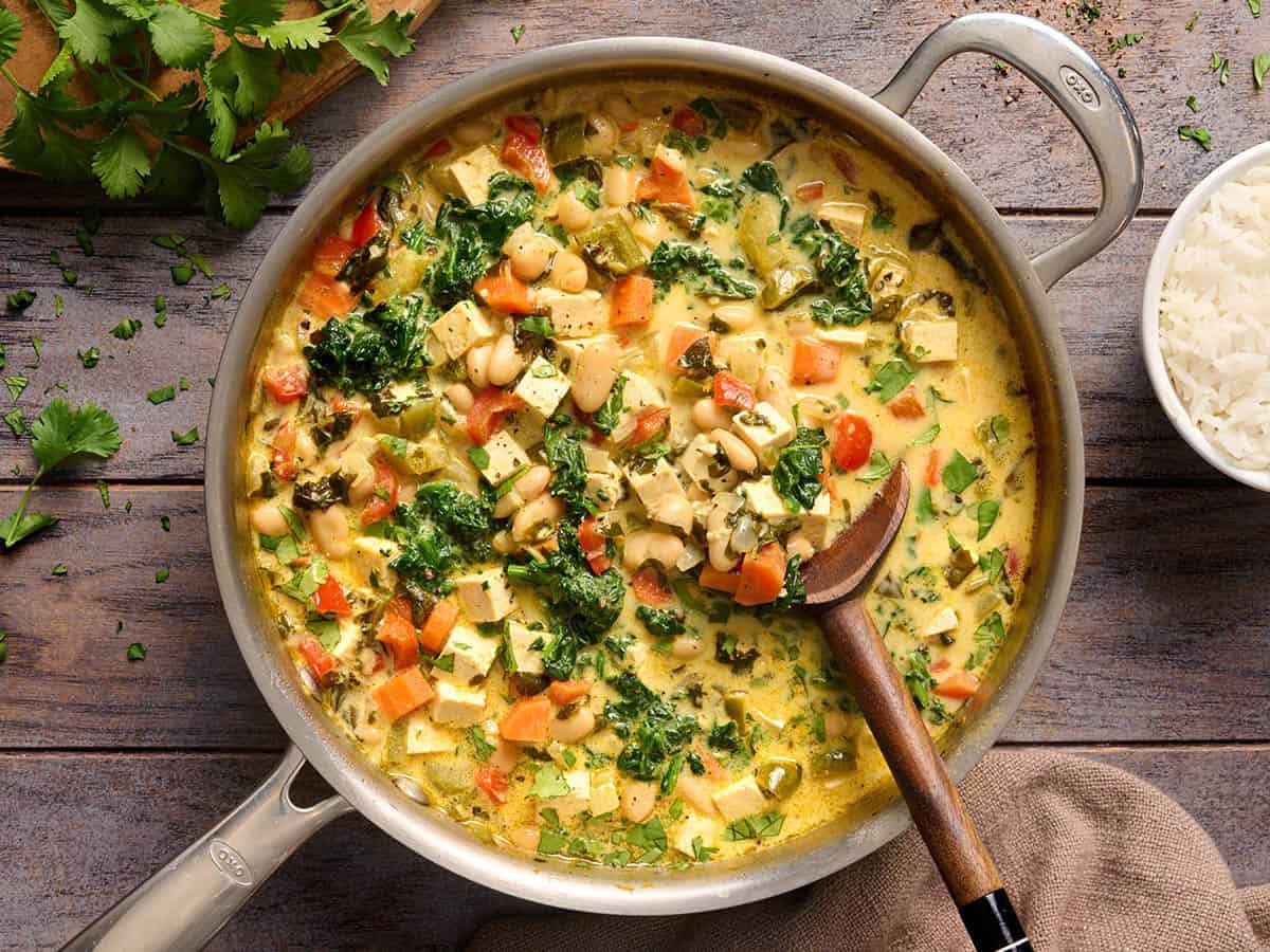 coconut curry beans