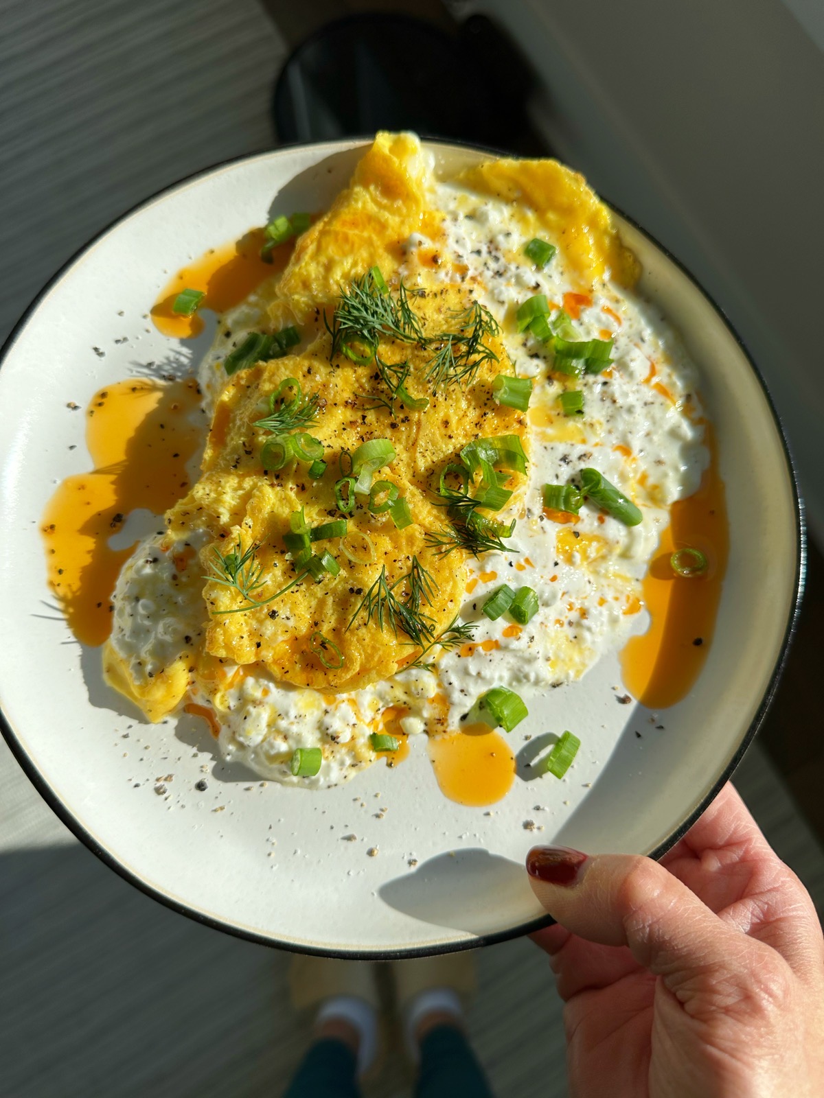 cottage cheese egg