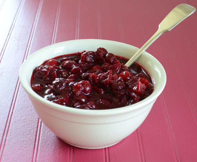 cranberry cherry sauce