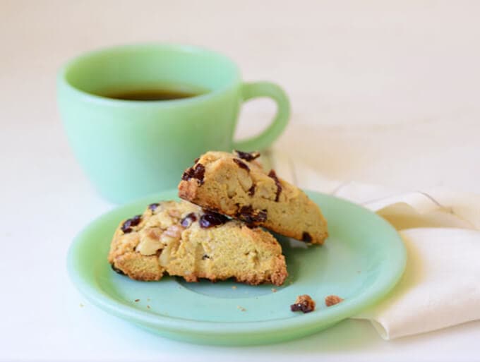 cranberry walnut scones