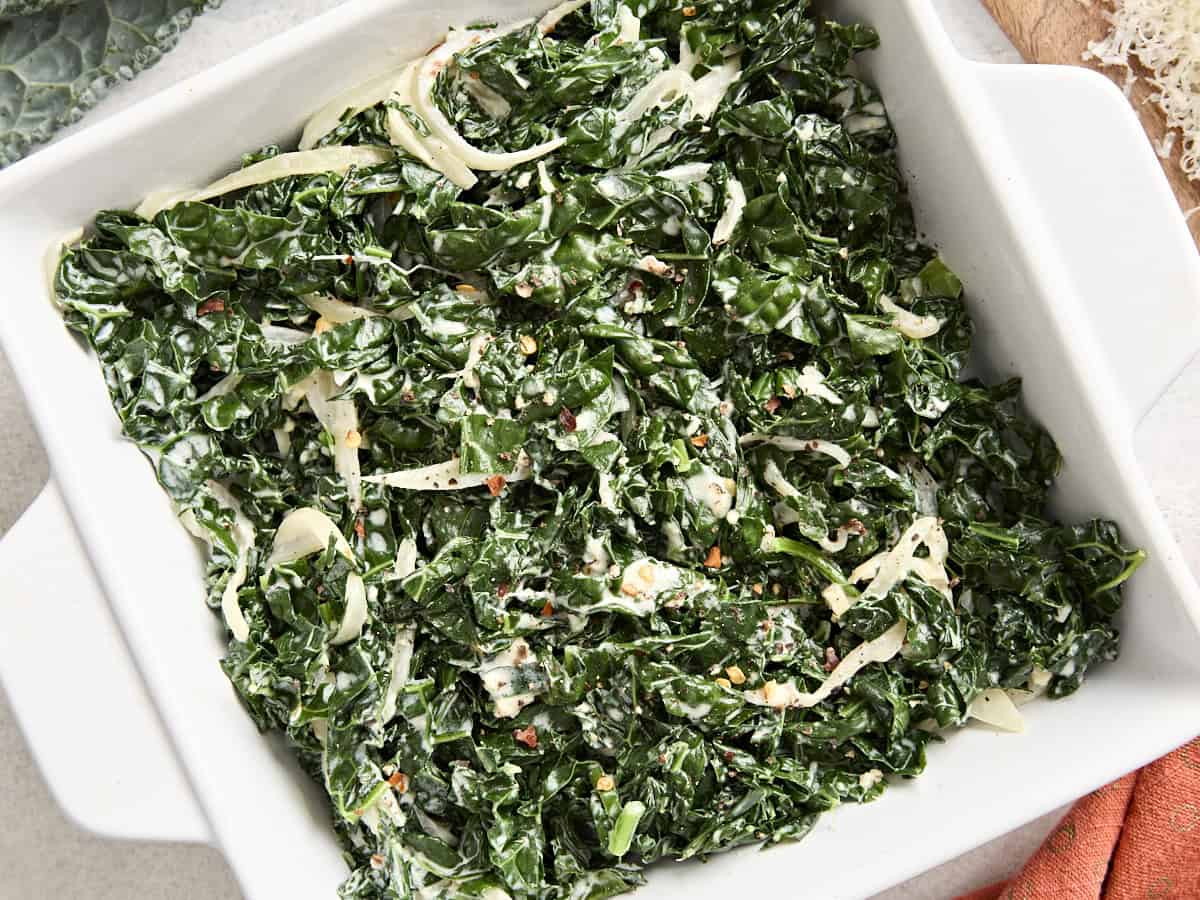 creamed kale