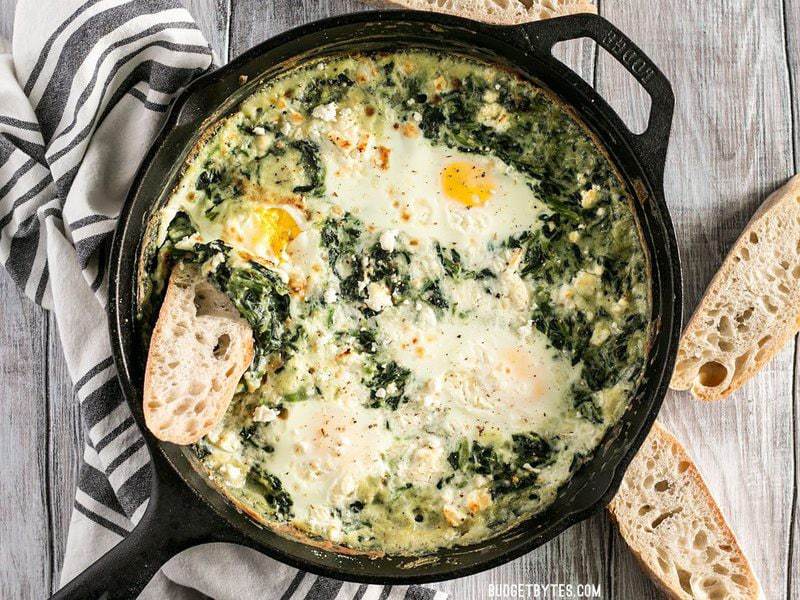 creamed spinach baked
