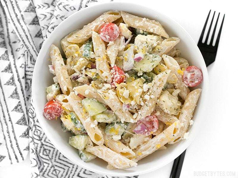 creamy lemon dill