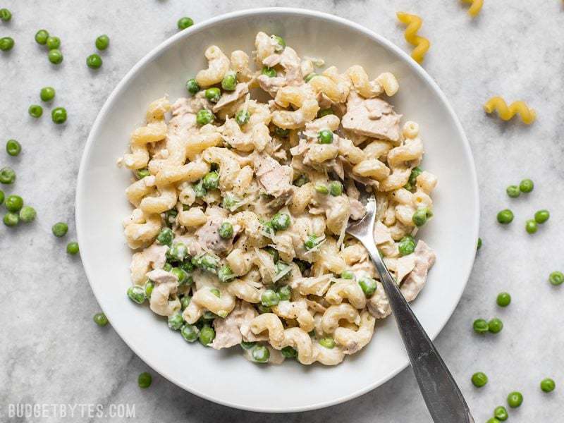 creamy tuna pasta