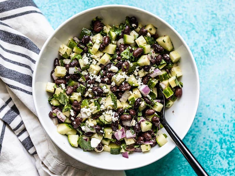 cucumber black bean