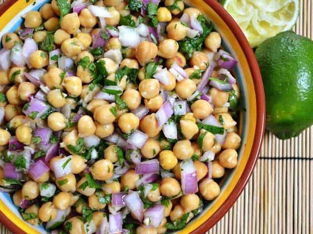 cumin lime chickpeas