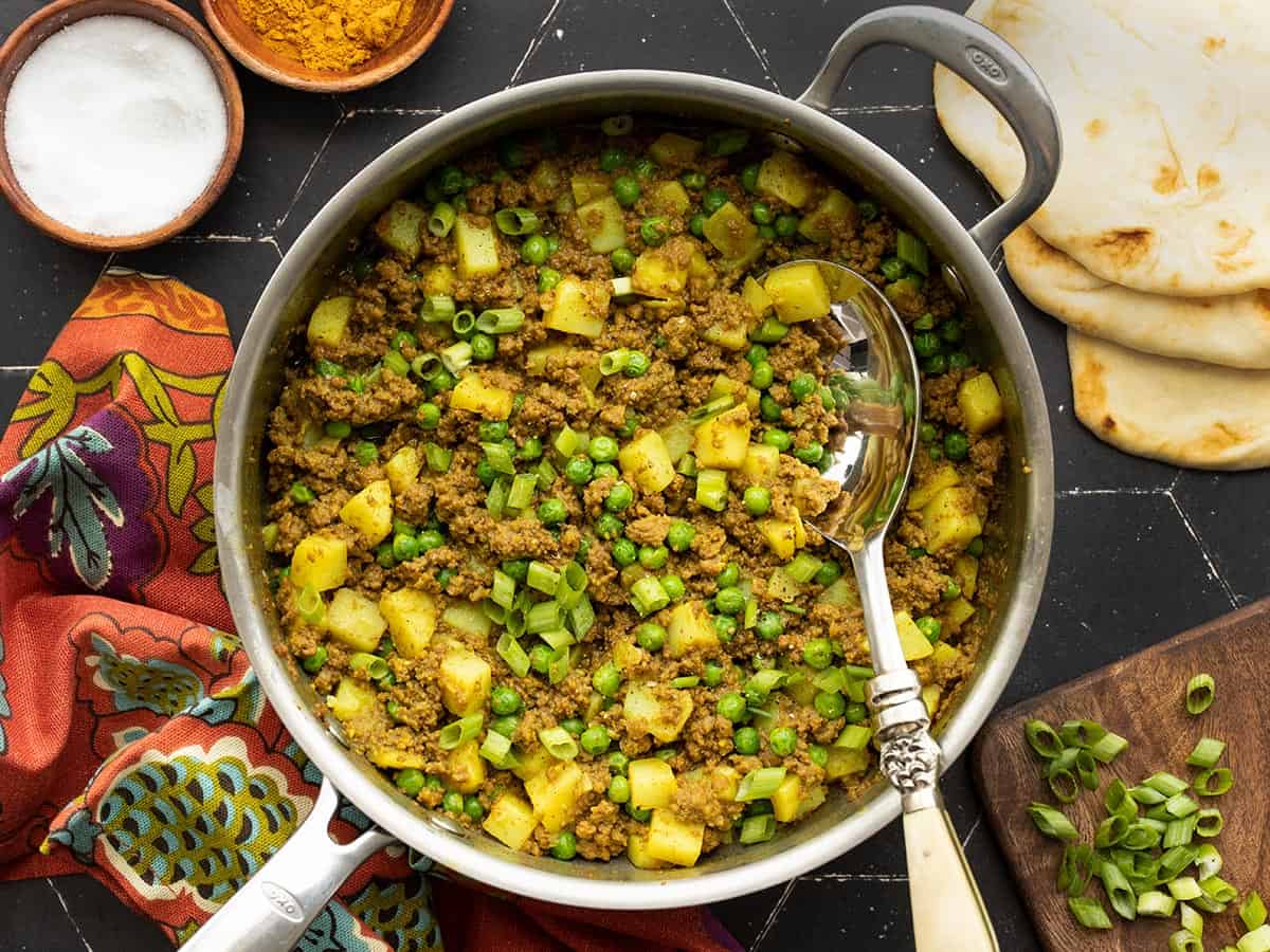 curried ground beef
