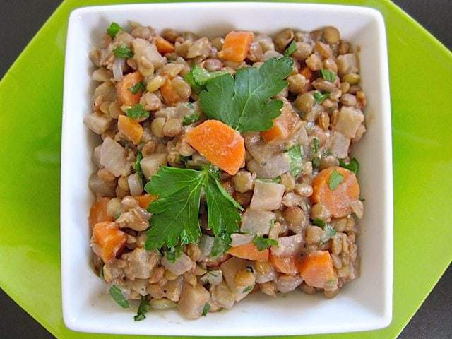 dijon lentil salad