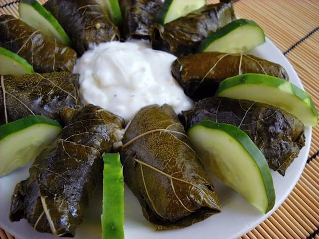dolmas stuffed grape