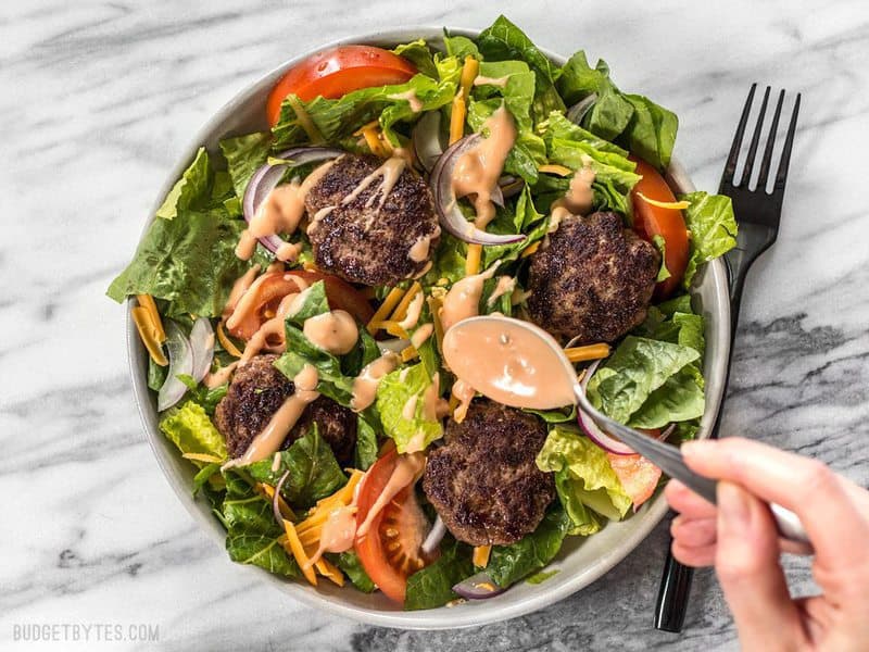 cheeseburger salad