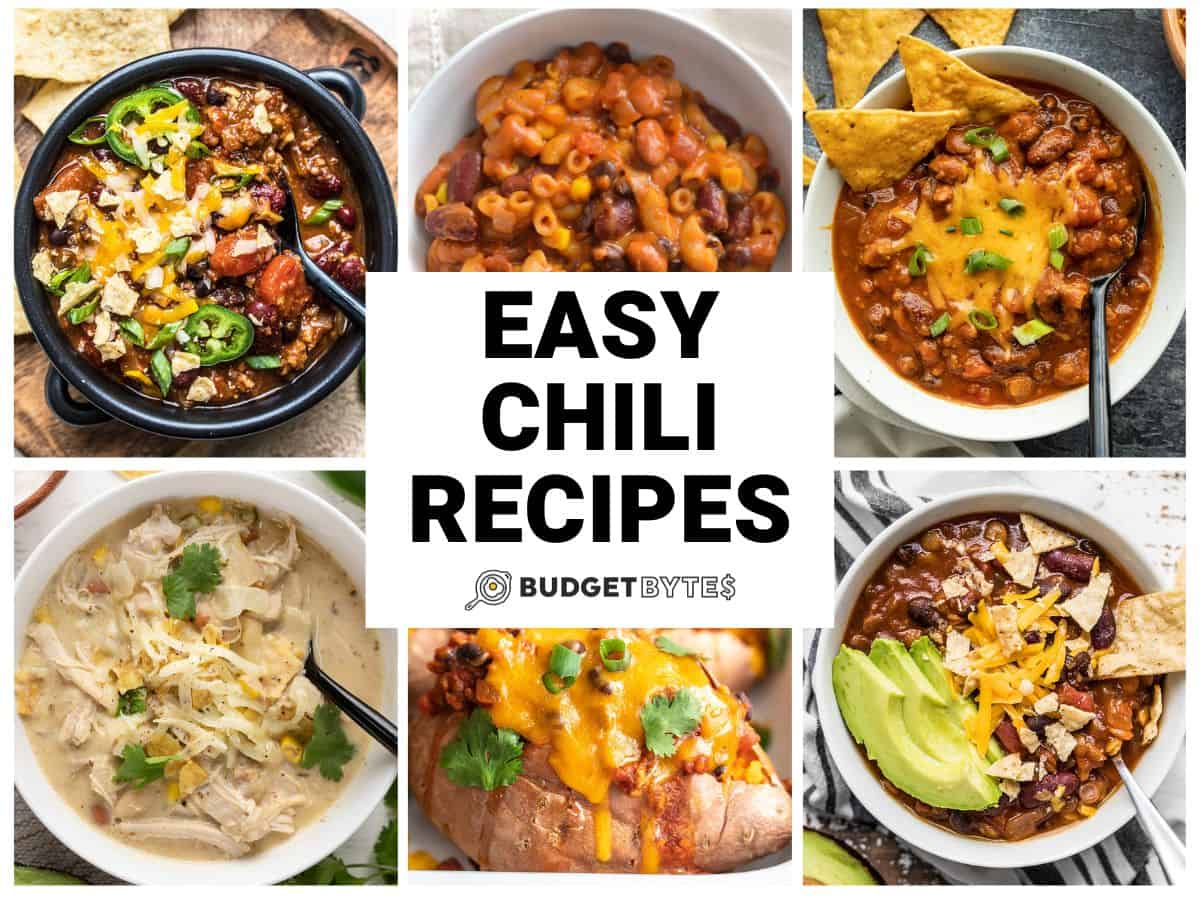 easy chili recipes