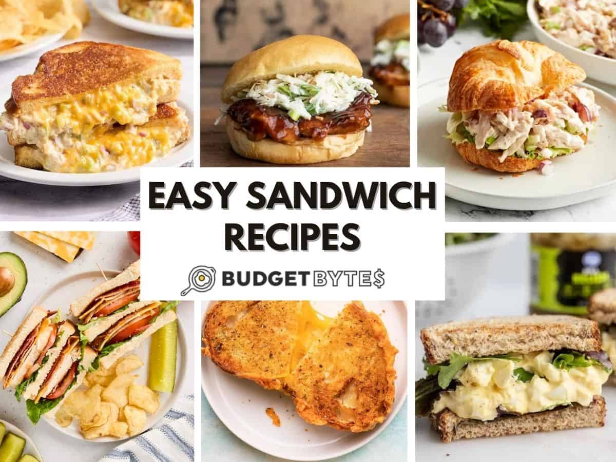 easy sandwich recipes