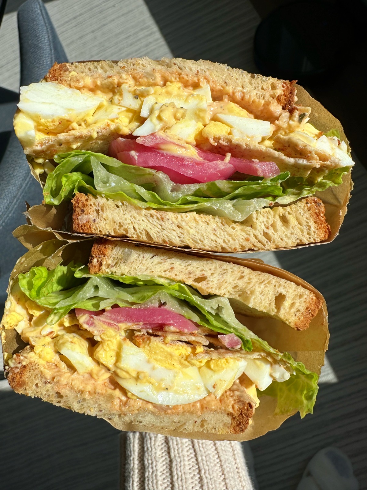 egg salad sandwich