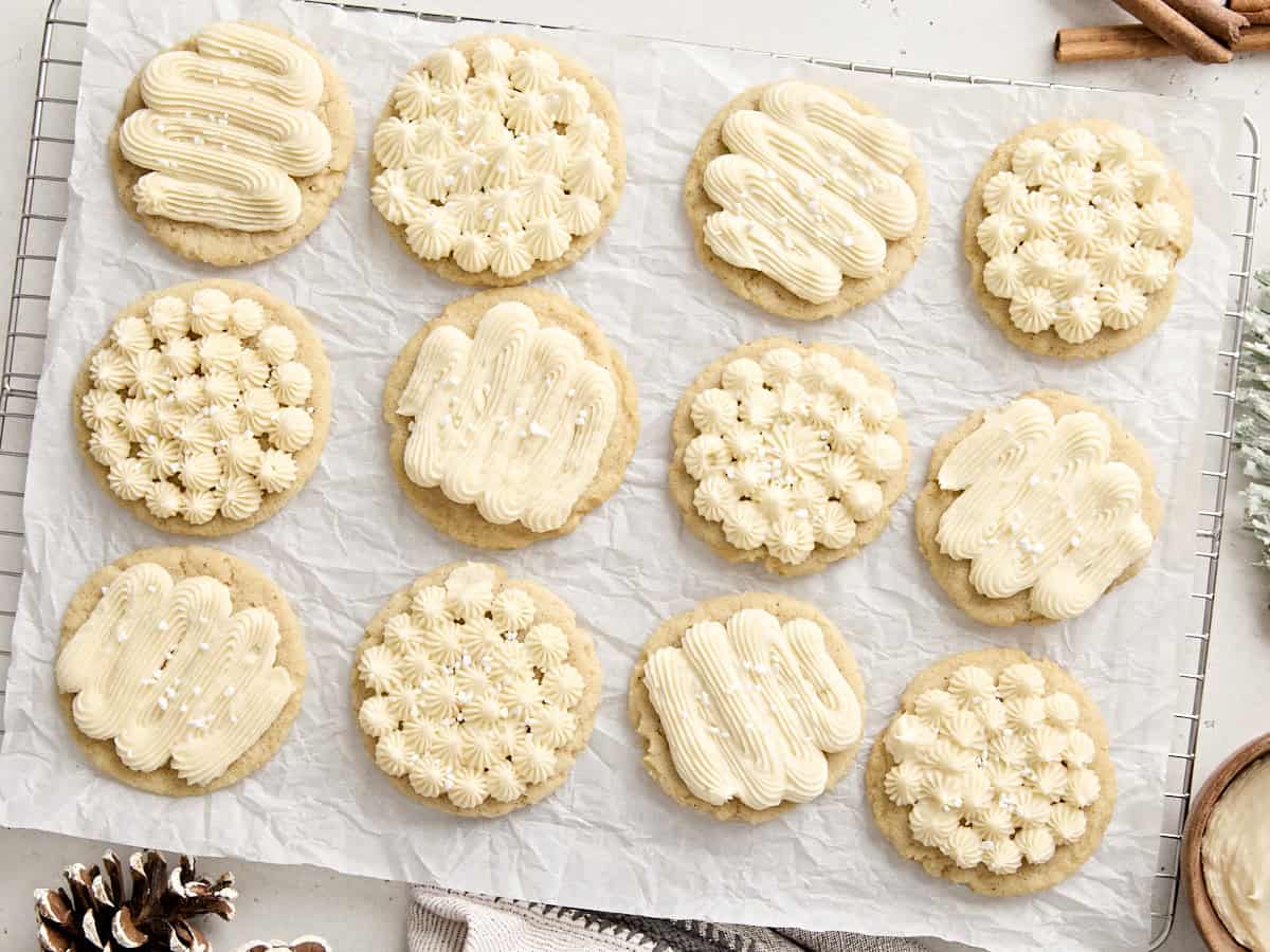 eggnog cookies