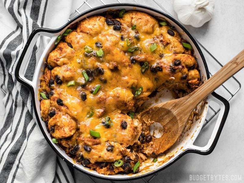 enchilada bubble casserole