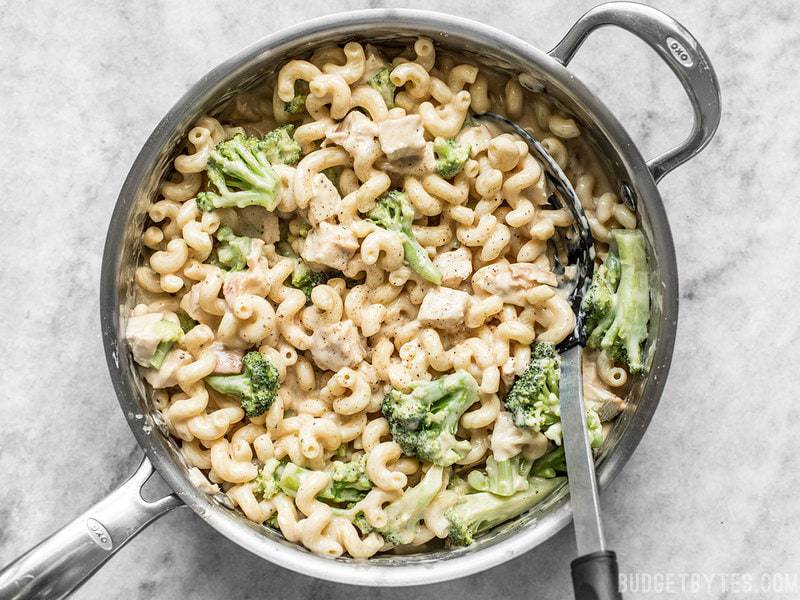 white cheddar mac