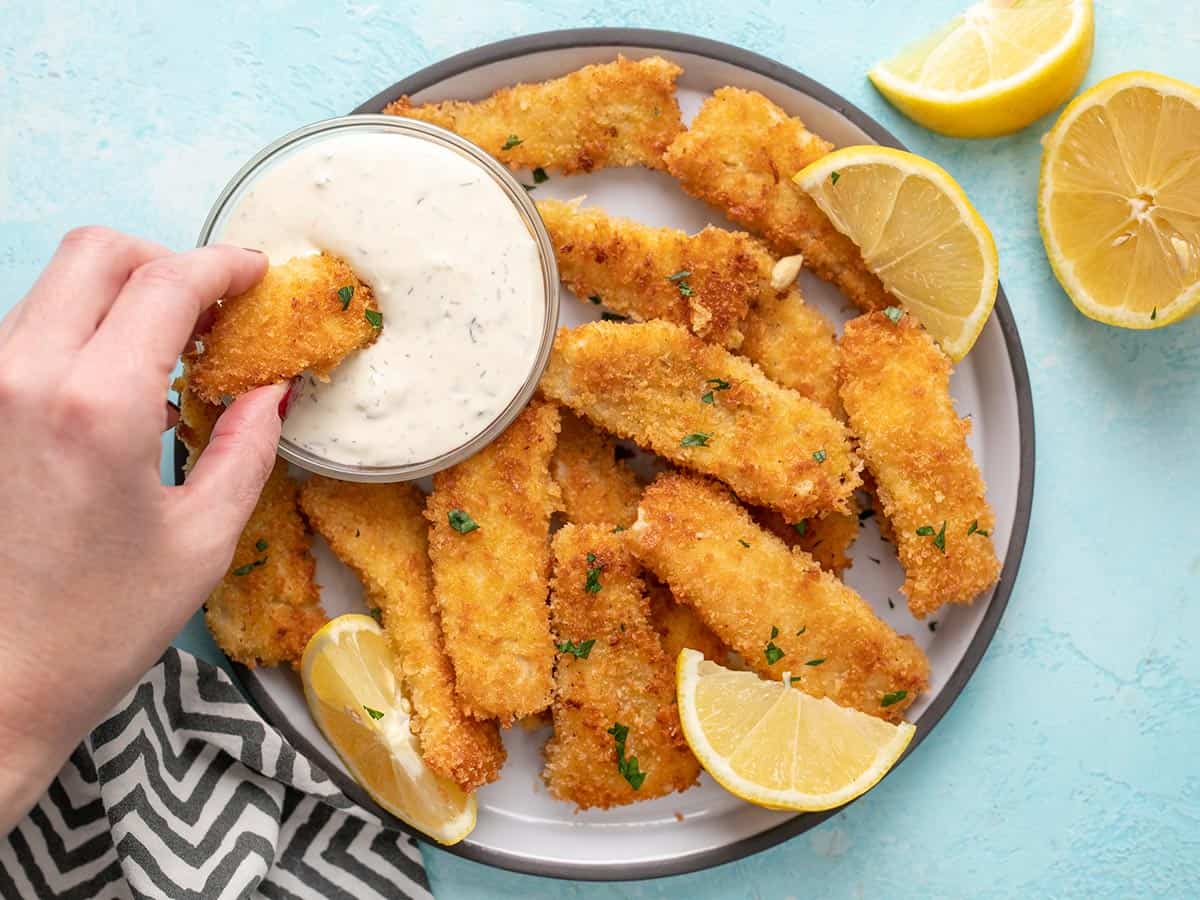 homemade fish sticks