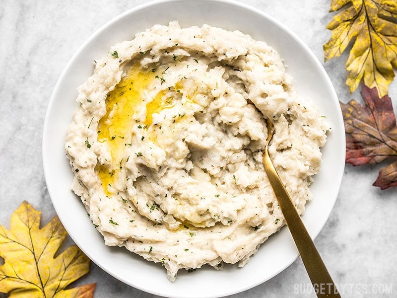 garlic herb mashed