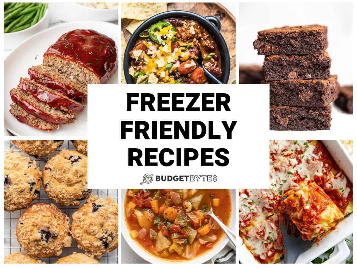 freezer friendly recipes