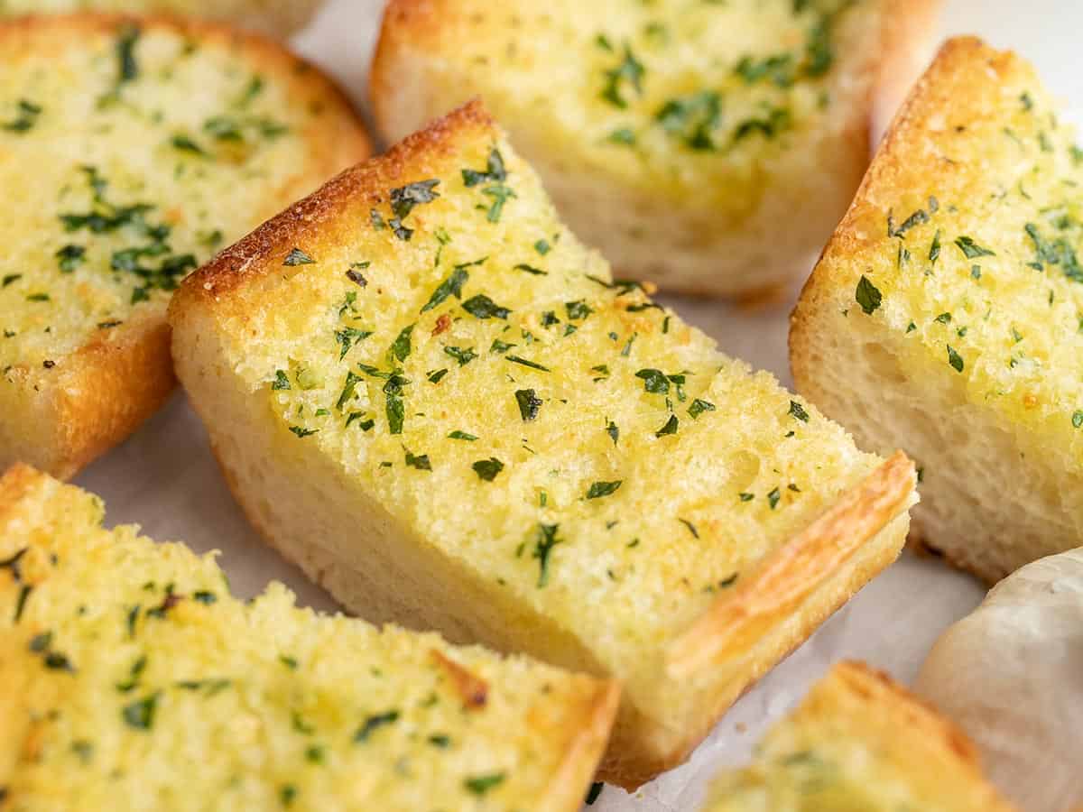 homemade garlic bread