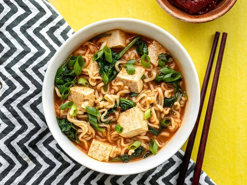 gochujang ramen tofu