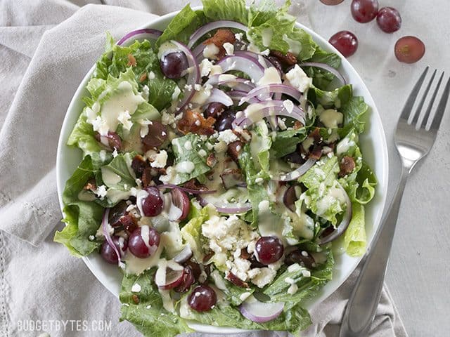 grape feta bacon