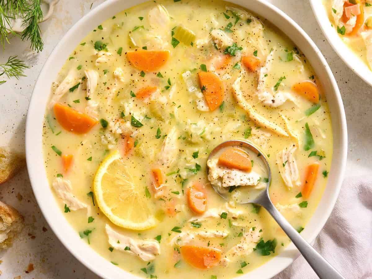 greek chicken soup