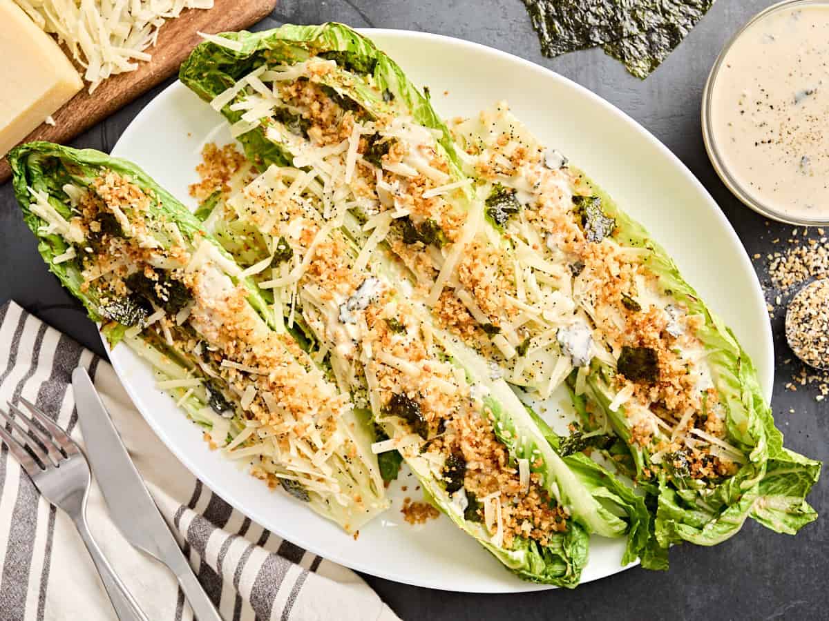 grilled romaine caesar