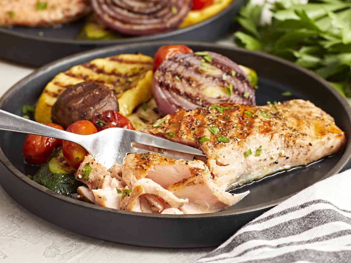 grilled salmon