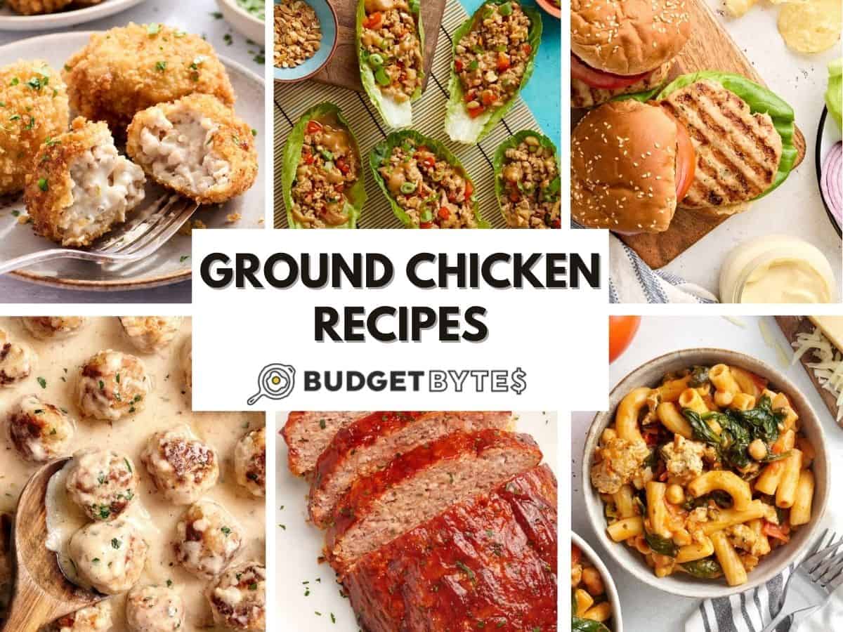 easy ground chicken